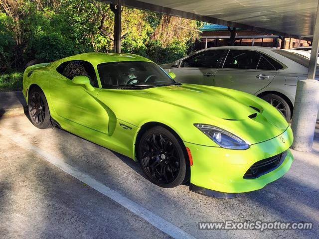 Dodge Viper spotted in Jacksonville, Florida