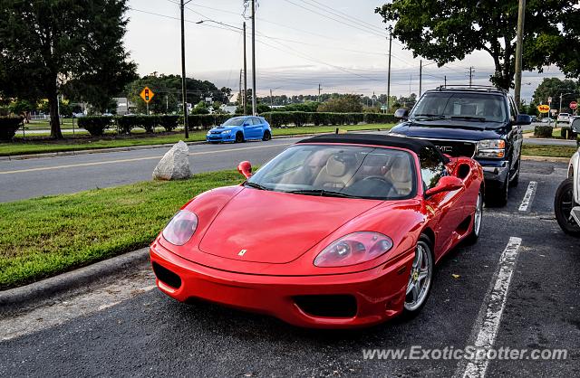 Ferrari 360 Modena spotted in Raleigh, North Carolina