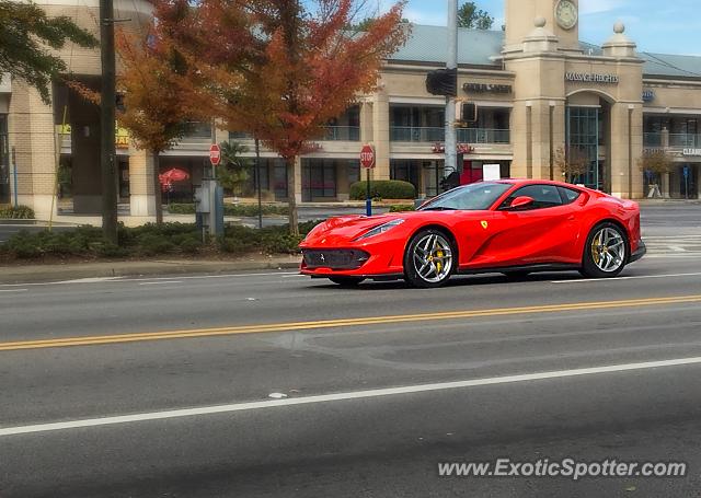 Ferrari 812 Superfast spotted in Buckhead, Georgia