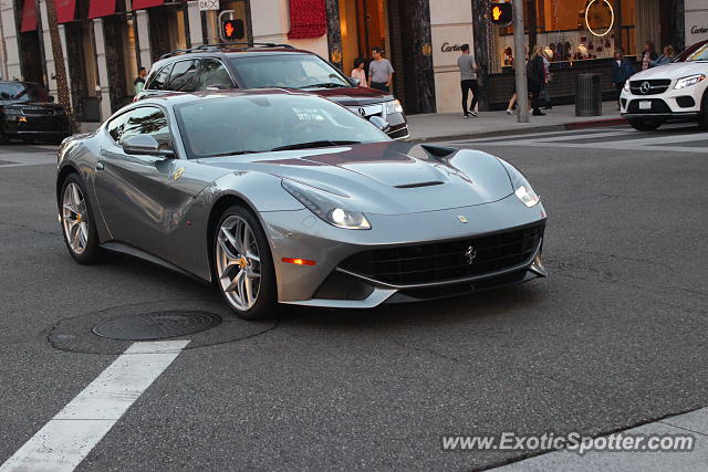 Ferrari F12 spotted in Beverly Hills, California