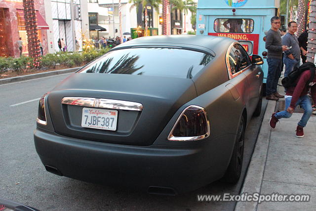 Rolls-Royce Wraith spotted in Beverly Hills, California