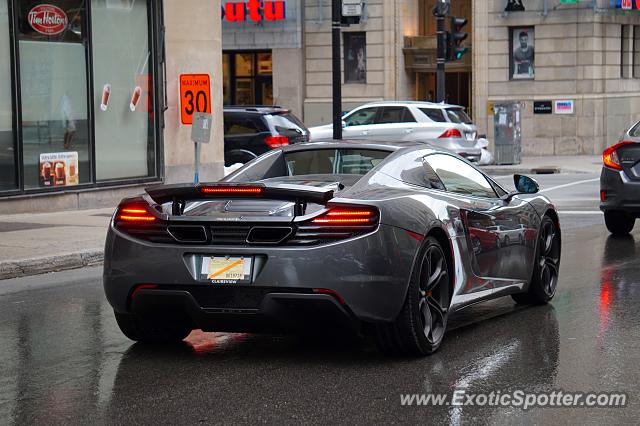 Mclaren MP4-12C spotted in Montreal, Canada