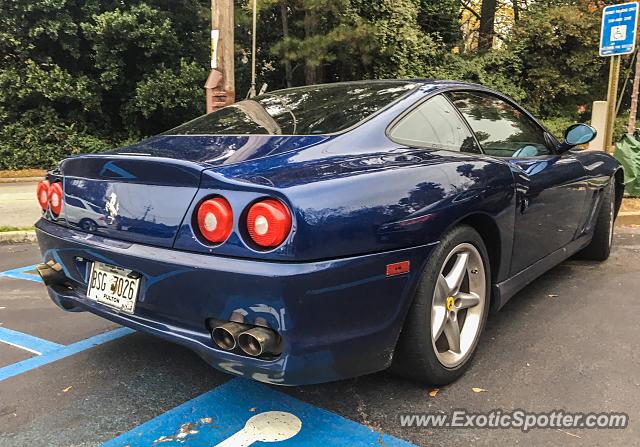Ferrari 550 spotted in Buckhead, Georgia