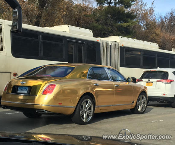 Bentley Mulsanne spotted in Upper manhattan, New York