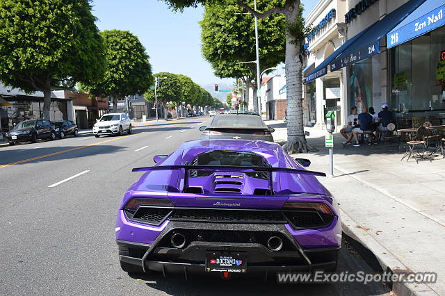 Lamborghini Huracan spotted in Beverly Hills, California