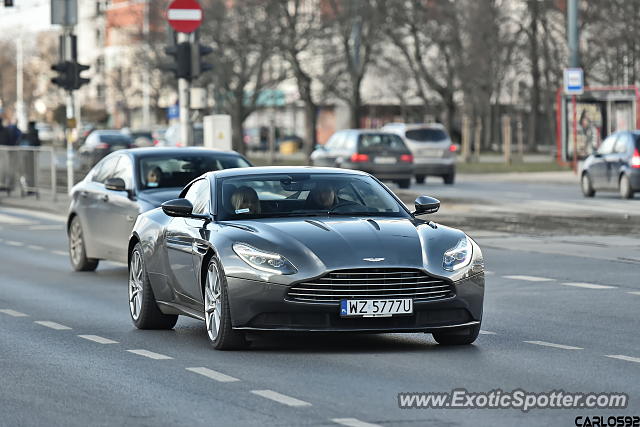 Aston Martin DB11 spotted in Warsaw, Poland