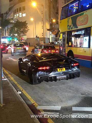 Lamborghini Aventador spotted in Hong Kong, China