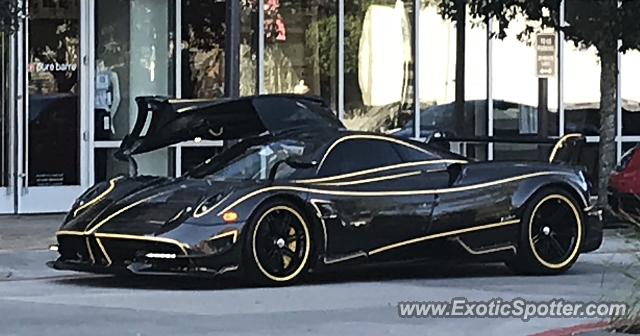 Pagani Huayra spotted in Houston, Texas