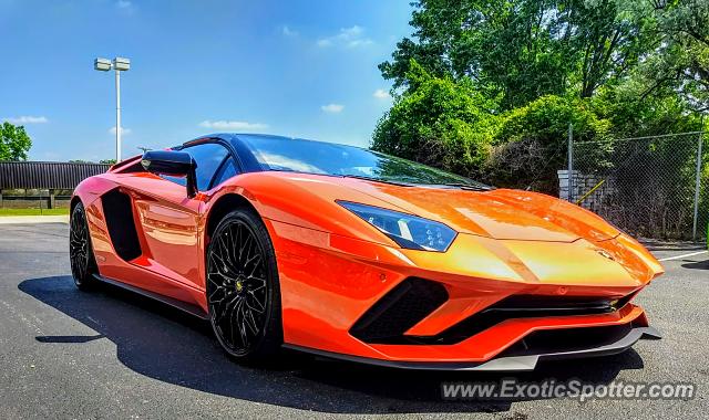 Lamborghini Aventador spotted in Detroit, Michigan