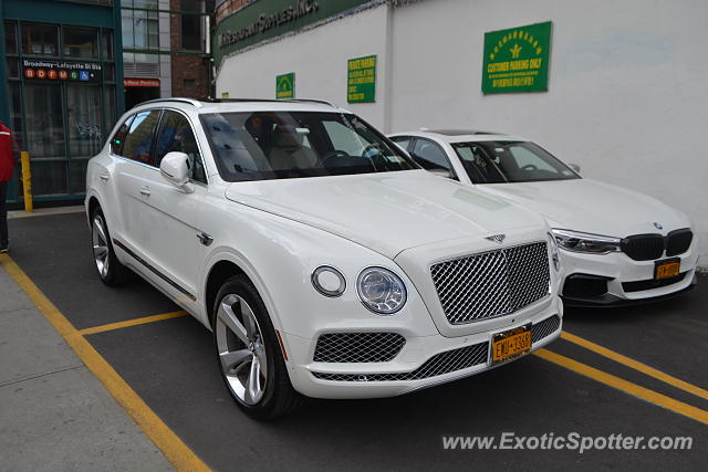 Bentley Bentayga spotted in Manhattan, New York