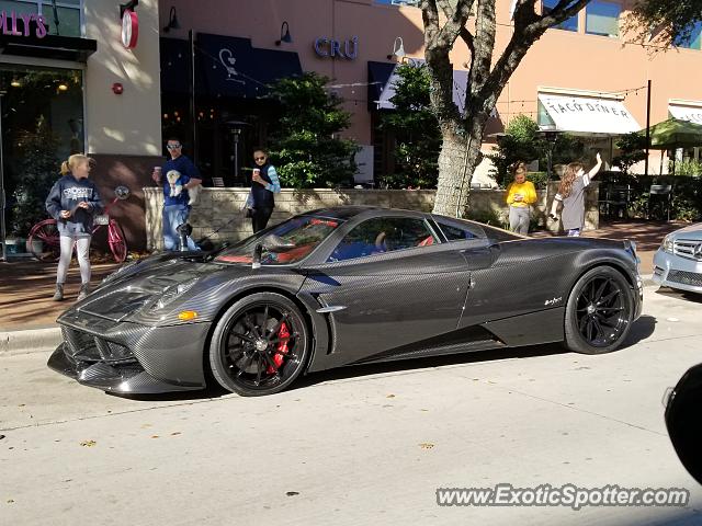 Pagani Huayra spotted in Plano, Texas