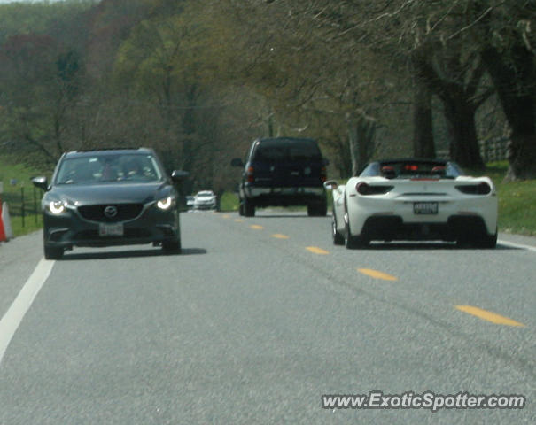 Ferrari 488 GTB spotted in Hunt valley, Maryland