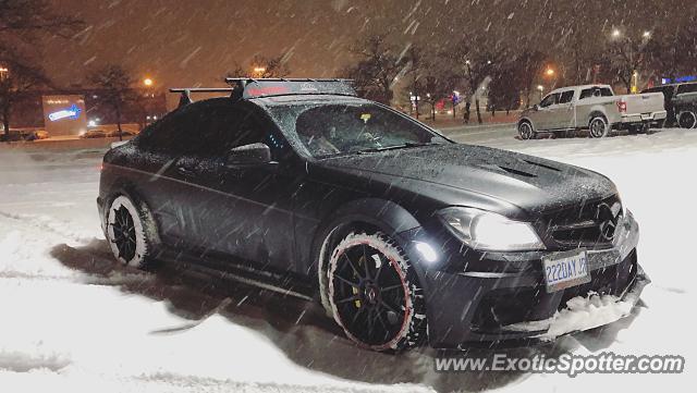 Mercedes C63 AMG Black Series spotted in London, Canada