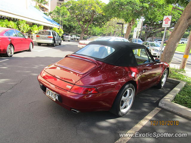 Porsche 911 spotted in Lahaina, Hawaii