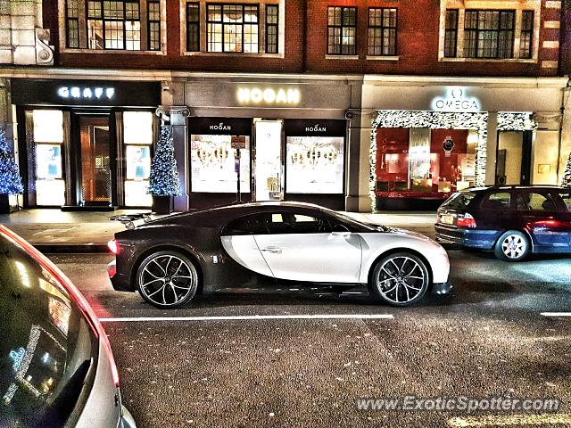 Bugatti Chiron spotted in London, United Kingdom