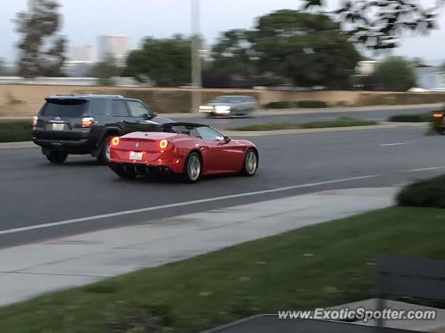 Ferrari California spotted in Newport Beach, California