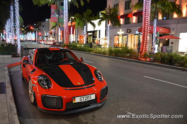 Porsche 911 GT2 spotted in Beverly Hills, California