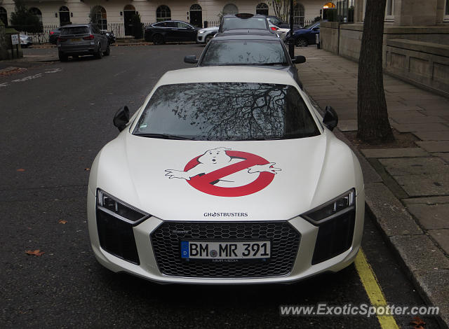 Audi R8 spotted in London, United Kingdom