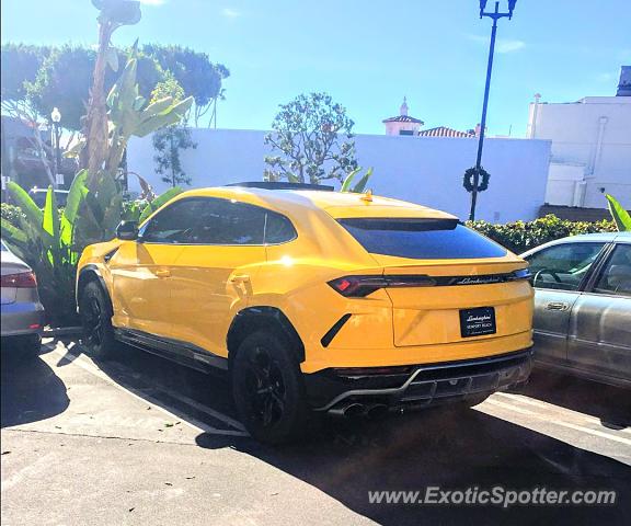 Lamborghini Urus spotted in Newport Beach, California