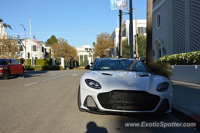 Aston Martin DBS spotted in Beverly Hills, California