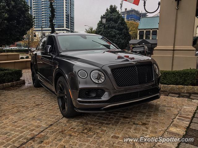 Bentley Bentayga spotted in Atlanta, Georgia
