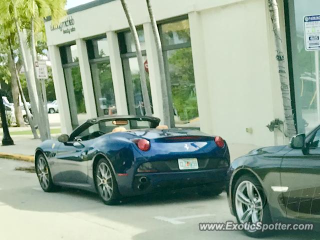 Ferrari California spotted in Palm Beach, Florida