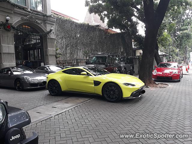 Aston Martin Vantage spotted in Jakarta, Indonesia