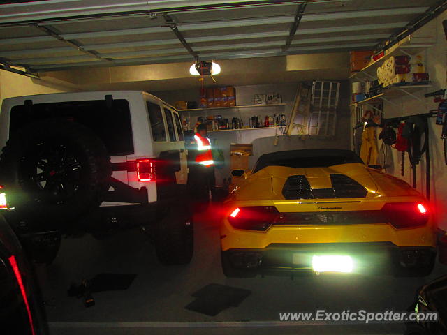 Lamborghini Huracan spotted in Laurel, Maryland