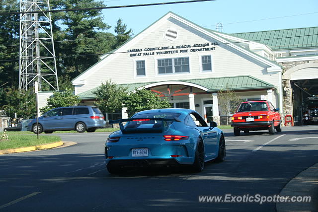 Porsche 911 GT3 spotted in Great falls, Virginia