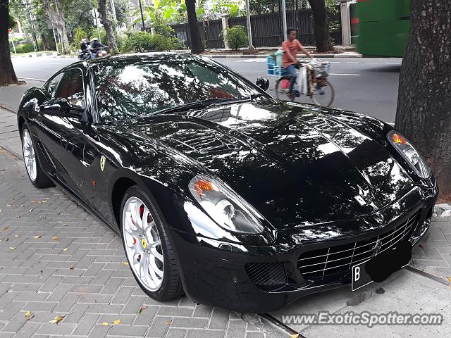 Ferrari 599GTB spotted in Jakarta, Indonesia