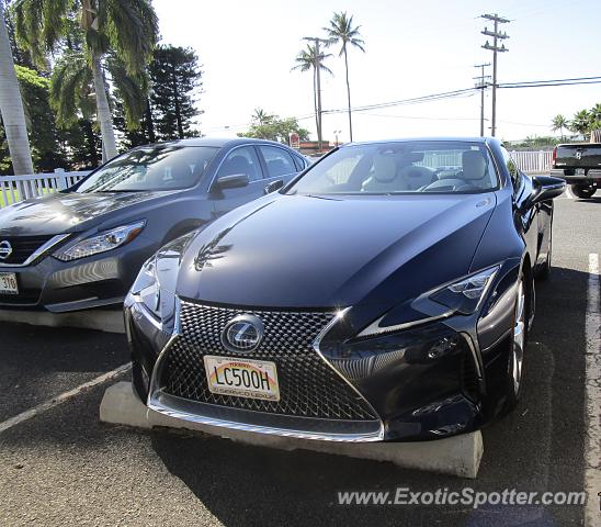 Lexus LC 500 spotted in Honolulu, Hawaii