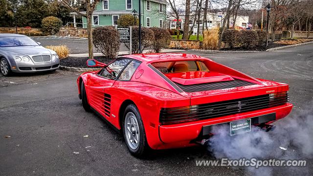 Ferrari Testarossa spotted in Bedminster, New Jersey