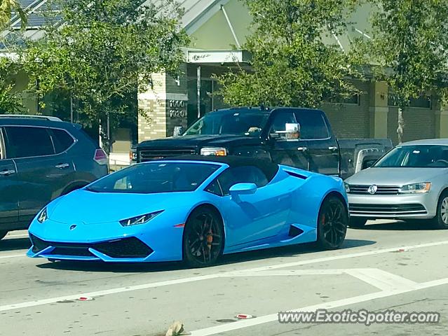 Lamborghini Huracan spotted in Miami Beach, Florida