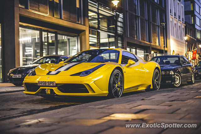 Ferrari 458 Italia spotted in London, United Kingdom