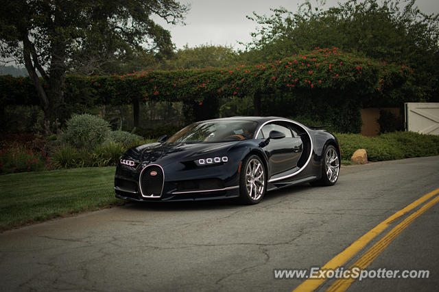 Bugatti Chiron spotted in Carmel, California