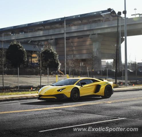 Lamborghini Aventador spotted in Tysons Corner, Virginia