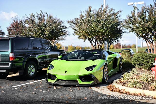 Lamborghini Aventador spotted in Sterling, Virginia