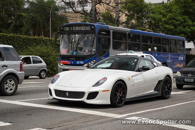 Ferrari 599GTO spotted in São Paulo, SP, Brazil