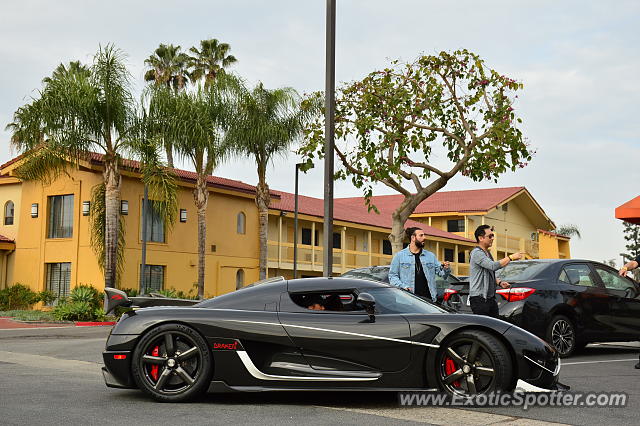 Koenigsegg Agera R spotted in Orange County, California