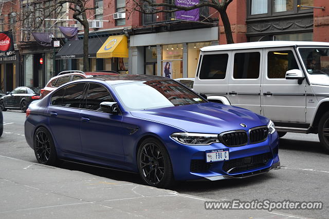 BMW M5 spotted in Manhattan, New York