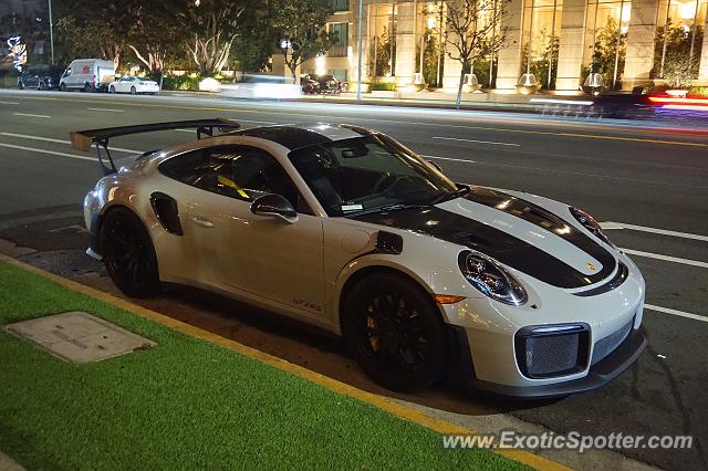 Porsche 911 GT2 spotted in Beverly Hills, California