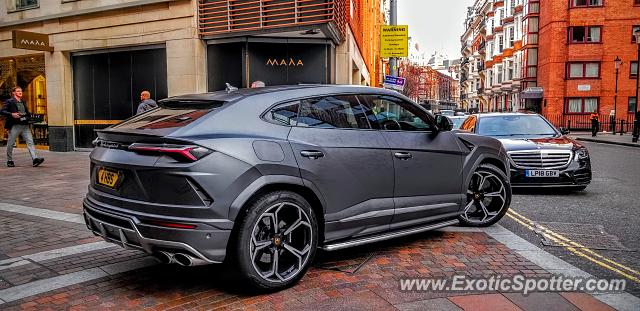Lamborghini Urus spotted in London, United Kingdom