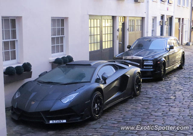 Lamborghini Aventador spotted in London, United Kingdom