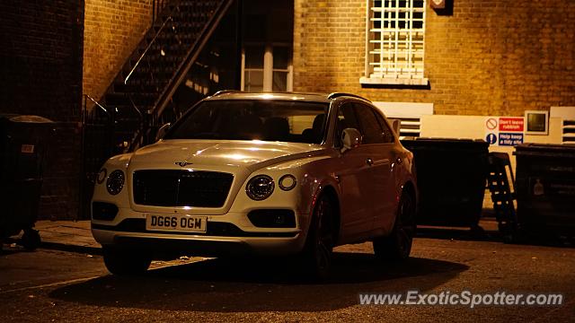 Bentley Bentayga spotted in London, United Kingdom