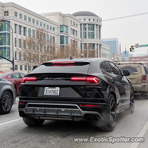 Lamborghini Urus spotted in Salt Lake City, Utah