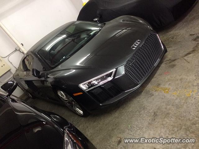 Audi R8 spotted in Lower Manhattan, New York
