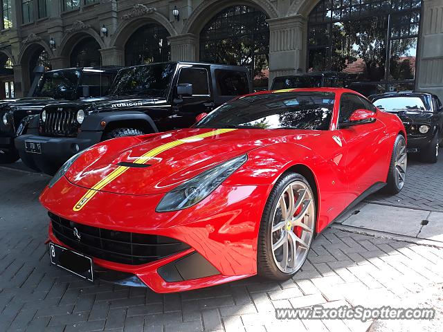 Ferrari F12 spotted in Jakarta, Indonesia