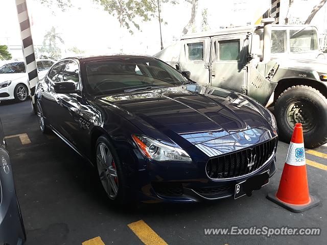Maserati Quattroporte spotted in Jakarta, Indonesia