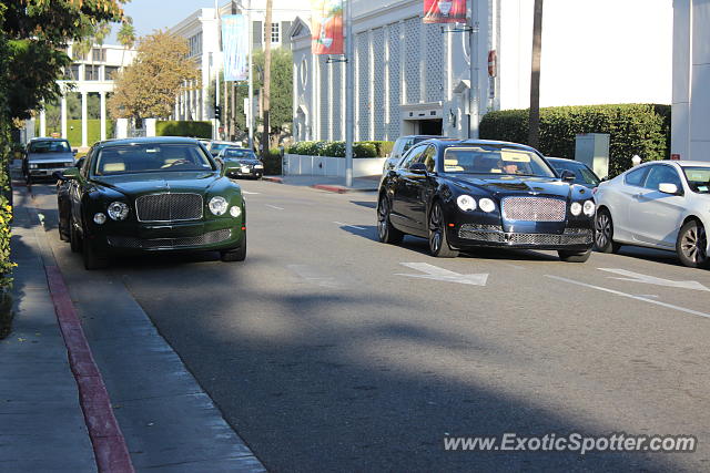 Bentley Flying Spur spotted in Beverly Hills, California