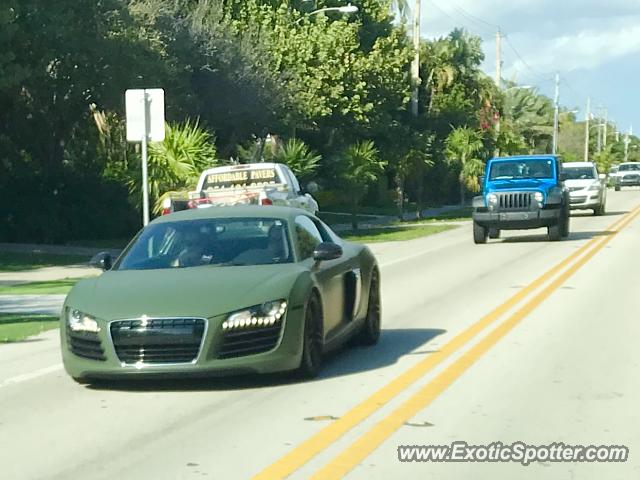 Audi R8 spotted in Highland Beach, Florida